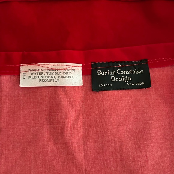 Vtg Hostess apron in faux suede and rhinestones - Picture 3 of 8